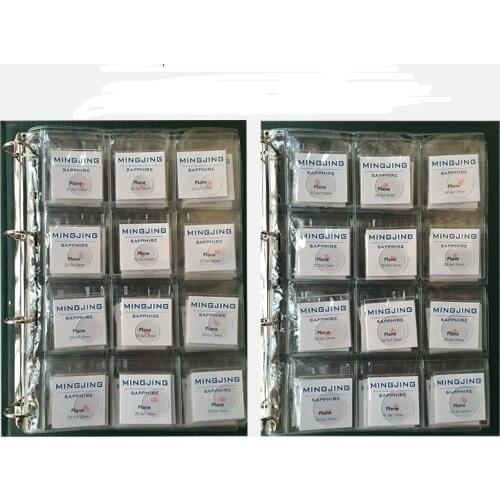 1 Set 1.0mm Thick Flat Round Sapphire for Watch Replacement Free Shipping