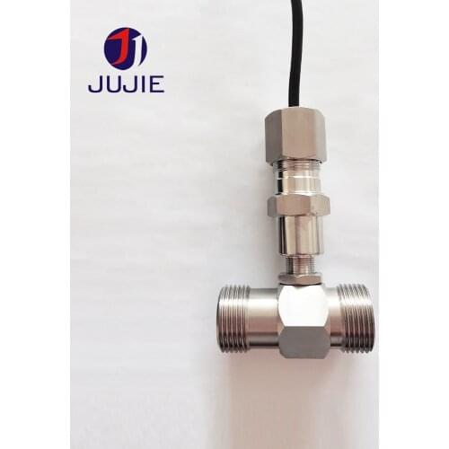 IP68 Waterproof Turbine Flow Meter High Precision DN15/25 1inch Thread NPN Voltage Pulse Signal 12-24VDC Power Water Fuel diesel