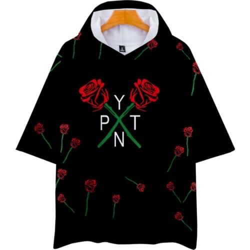 Roses Surround 3D Payton Moormeier Hoodies T-shirt Summer Women and Men College Short Sleeves Casual Tops Tees