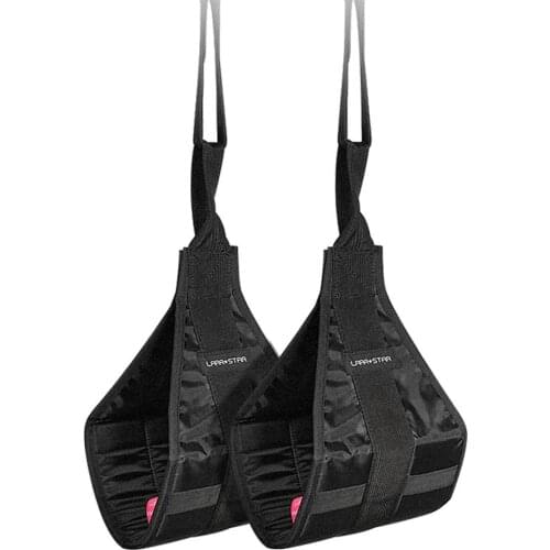 1 Pair Padded Hanging AB Straps AB Sling Suspension Hanging Straps Belts Abdominal Muscles Training Mounted Muscles Carver