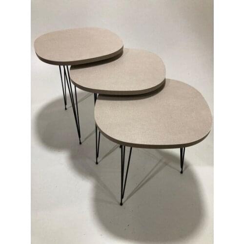 New Modern 224home Round 3 Pcs Zigon Suit coffe table table basse