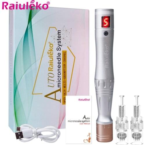 Derma Rolling Pen Ulitma A1-W MYM Microneedling Micro Screw Port Needle Cartridge Device Electric Stamp Derma Tools Wireless
