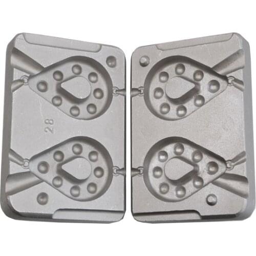 Mould fishing lead Gr.210-230 F 57 Gancetti N ° 1 N ° 20 Gancetti N ° 1 free