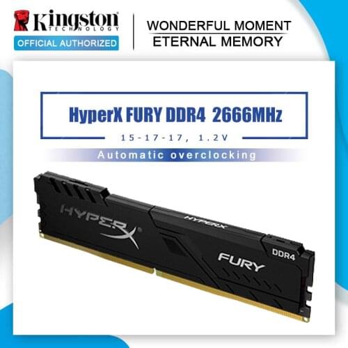HyperX Fury memoria ram ddr4 4g 8g 16g 32g 2400MHz 2666MHz 3200mMHz 3600MHz Kingston Memory module RAMs for desktop