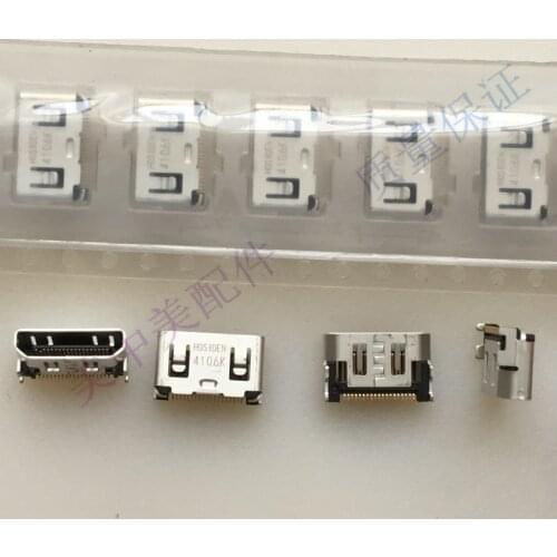 Imported Mini HDMI socket Mini HD female connector 19p gold-plated pin
