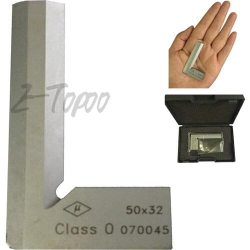 Metal Steel 50*32mm Blade 90 Degree Angle Square Ruler 0 Grade Angle Gauge&Measurement Square Ruler