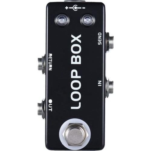 Mosky Mini Guitar Effect Pedal Loop Box Switcher Channel Selection True Bypass
