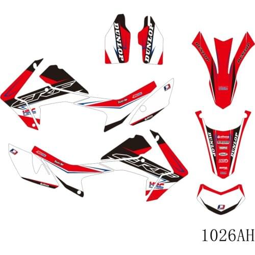 Full Graphics Decals Stickers Motorcycle Background Custom 3M For HONDA CRF250L CRF 250L 2012 2013 2014 2015 2016 2017 2018