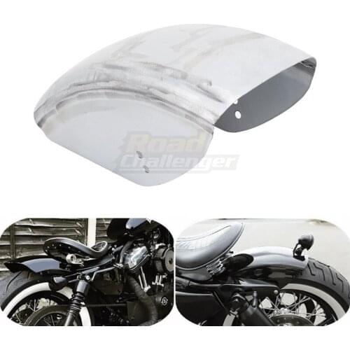 Motorcycle Unpainted Short Flat Rear Fender Mudguard for Harley Sportster Iron XL 883 1200 48 72 Bobber Custom Cafe Racer
