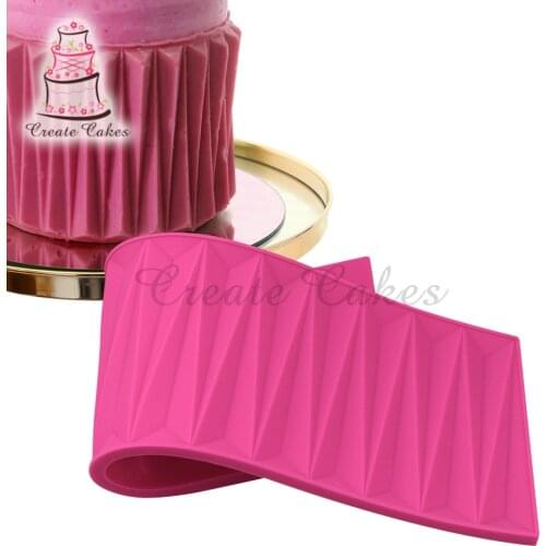 New Origami Design Cake Lace Mat Fondant Silicone Mold Fondant Cake Decorating Tools Cake Molds Kitchen Accessories