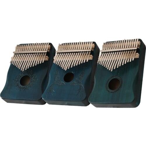 17 Keys Kalimba African Thumb Finger Piano Wood Kalimba 17keys Thumb Piano chromatic kalimba musical instruments for children