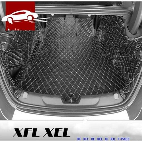 3D Full Covered Waterproof Boot Carpets Durable Custom Car Trunk Mats for 2012-2018 Year Jaguar XFL XEL XJL F-pace XF XJ