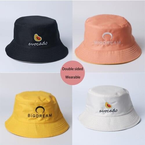 2021 New Sun Hat Letter Bucket Hat Men Women Bob Hip Hop Caps Summer Panama Foldable Double Sided Dance Hat Casual Gorros
