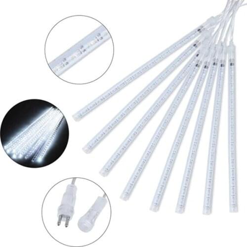 Snow Fall LED Lights Blue Lighting Christmas Trees Strip Lamp Outdoor