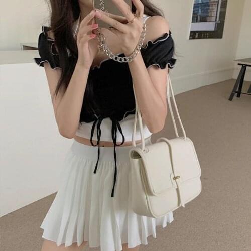 Large capacity female summer stray worn of ladle one shoulder messenger bag quality fashion commuter joker white bread