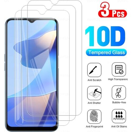 3PCS HD Tempered Glass Case For Oppo A16 Screen Protector For OPPO A54 A74 A94 5G opop a15 a15s a5 a9 2020 Protective Film Cover