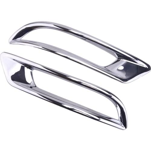 1 Pair Tail Rear Fog Light Lamp Frame Cover Trim Fit for Honda CR-V 2020 2021 ABS Chrome