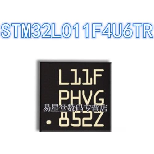 1PCS-10PCS 100% brand new original authentic STM32L011F4U6TR QFN-20 32L011F4U6TR QFN20 Code: L11F 32-bit microcontroller chip