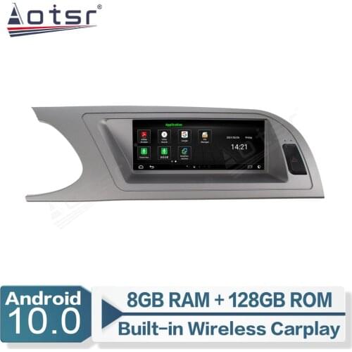 For Audi A4 B8 2009 - 2012 Android Auto Car Radio GPS Navigation Multimedia Video Player IPS Screen AutoRadio Carplay Head Unit