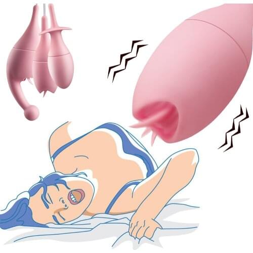 Erotic Dildo Tongue Lick Sucker Vibrators Sex Toys For Women Anal Nipple Clitoris Stimulator Bdsm Bondage Accessories Sex Shop