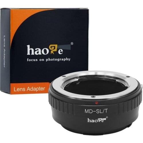 Haoge Manual Lens Mount Adapter for Minolta MD Lens to Leica L Mount Camera Such as T, Typ 701, Typ701, TL, TL2, CL (2017), SL