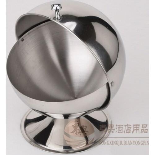 2017 Hot Sale 304 Stainless Steel Real Container For Baleiro Cruet Seasoning Box Sucrier Sugar Bowl with Cover Kitchen Supplies