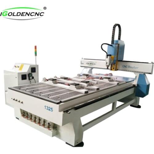 Most Popular 4 Axis 1325 CNC Router Machines 48 x 48 Wood Carving Engraving Cutter Wooden Toys Crafts
