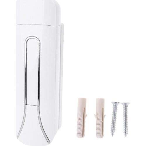 Hand-press Soap Liquid Dispenser Wall Mount Shower Gel Shampoo Bottle for Bath