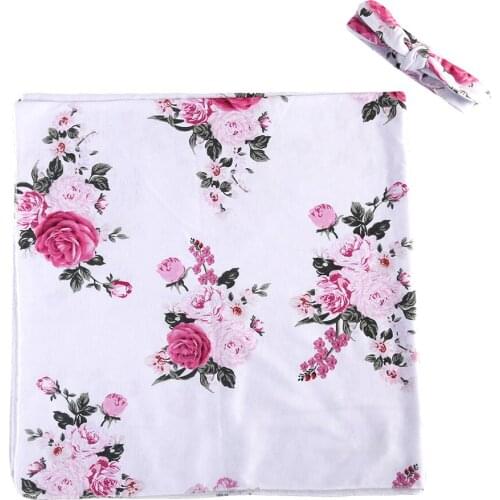 Newborn Baby Boy Girl Infant Swaddle Wrap Swaddling Blanket Sleeping Muslin