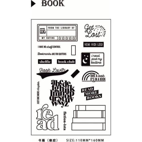 11*16CM Hot sale Night sky Transparent Clear Stamps / Silicone Seals Roller Stamp for DIY scrapbooking photo album/Card Making