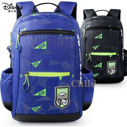 Disney Backpack Boy Star Wars School Bag Student Outdoor Simple Large-capacity Backpack Youth Fashion Travel Bag