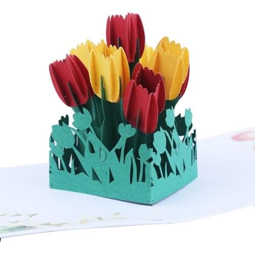 Wedding flower series greeting card Valentines day greeting card wedding invitation couple gift card rose gardenia tulip