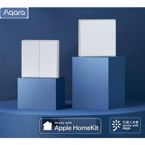 Original Aqara Smart Switch Light Remote Control ZiGBee wifi Wireless Key D1 work For Mijia APP