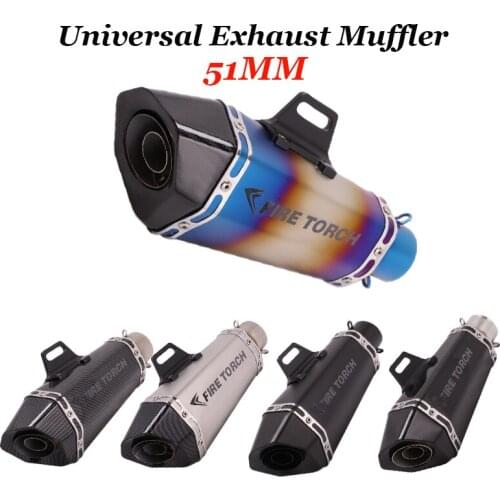 Universal 36-51mm motorcycle AK exhaust with Db killer akrapovi muffler Escape for Z900 GSXR1000 SV650 R6 R3 ZX6R ZX10 FZ8 K7