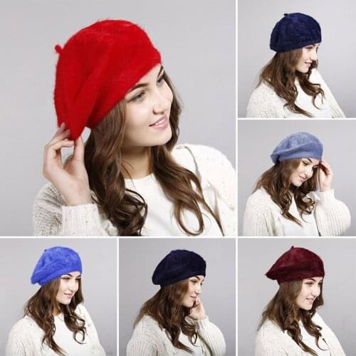 Women Lady Winter Hat Imitation Rabbit Hair Hats New Winter Wool Hat Thickened Warm Knit Hat Hats For Women Hats Cap For Women