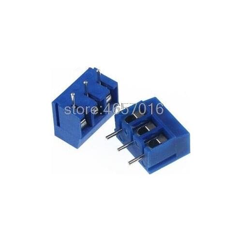 10PCS/LOT Terminals KF300-5.0-3P KF300-3P 250V 16A Screw 2Pin 5.0mm Straight Pin PCB Screw Terminal Block Connector 14-22A WG