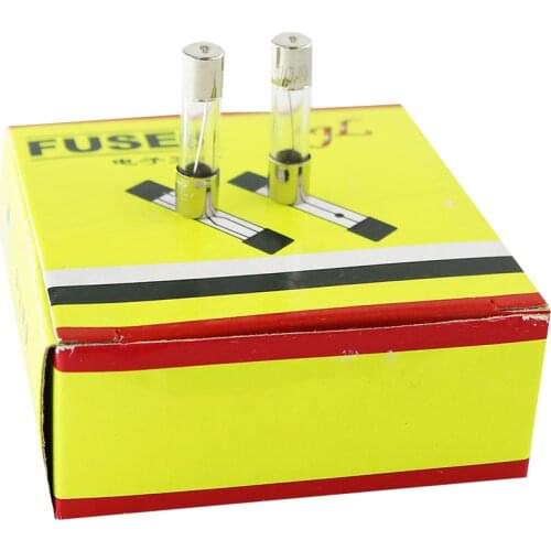 100PCS 5x20mm Fast Glass Fuse Kit In Package 0.2A 0.5A 1A 2A 3A 5A 8A 10A 15A 20A/20V 5*20mm Insurance Tube Package