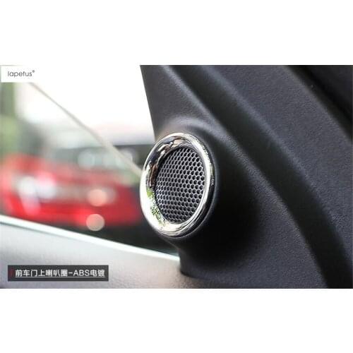 Accessories For Jeep Grand Cherokee 2011 - 2016 Inner Front Side Stereo Speaker Audio Sound Frame Ring Molding Cover Kit Trim