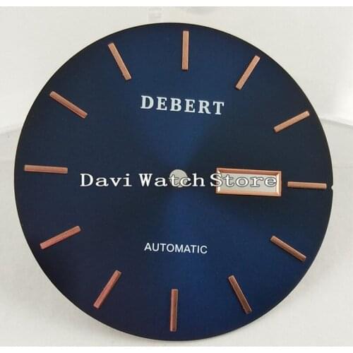 Debert 36.2mm Watch Dial Fit Miyota 8205/8215/821A Mingzhu DG2813/3804 Movement A772