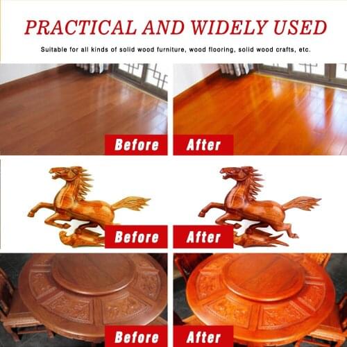 Wood Seasoning Beewax Multipurpose Nature Wood Wax Traditional Beeswax Polish for Wooden Furniture Floor Tables Chairs HFing