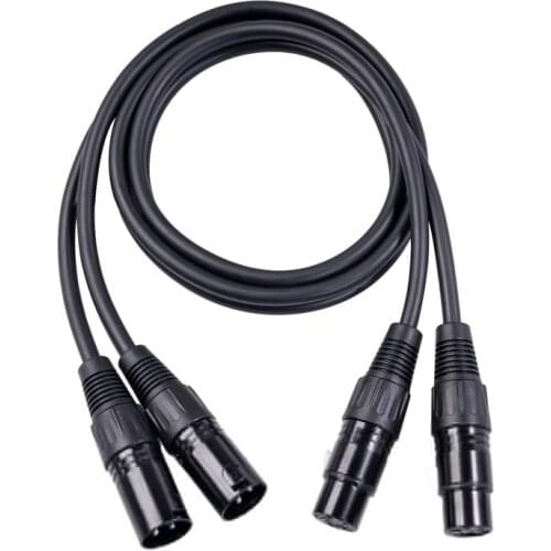 Hi-end 5N OCC Single Crystal Silver Plated Cable with Rhodium Plated XLR Plug Hifi Audio 2XLR To 2XLR Audiophiles Audio Cable