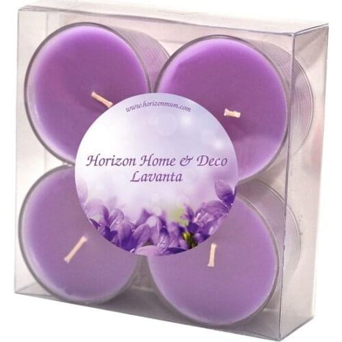 Horizon Candle Capsule Candle Lavender Scented 4'lü 5462 candles and scents свечи и ароматы velas y aromas