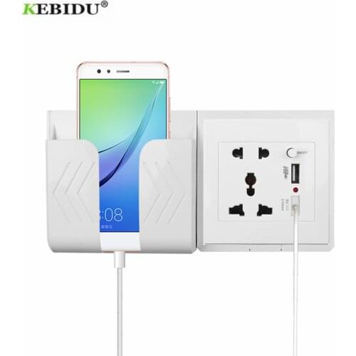 KEBIDU Dual USB Power Socket Home Wall Charger Adapter With EU Plug 2 Ports USB Outlet Power Charger For Phone Charging