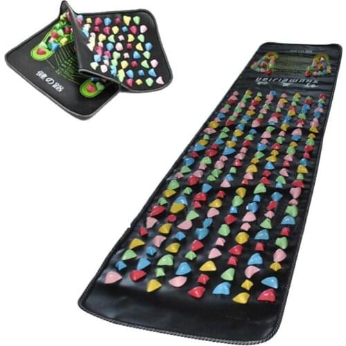 50% Hot Sale Healthy Care Reflexology Walk Stone Pain Relieve Foot Massager Mat Acupressure Pad