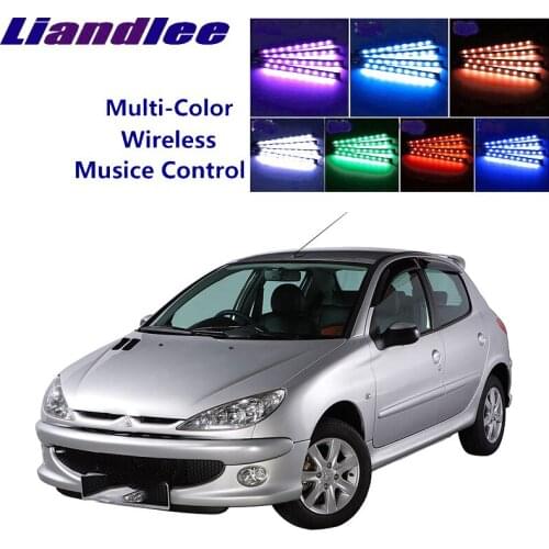 LiandLee For Naza 206 Car Interior UnderDash FootWell Seat Accent Music Rhythm Ambient Light