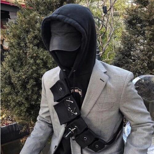 Kanye street ins hot style Chest Rig Military tactical bullet Functional packagewaist packs Multi bag hip-hop Prechest bag