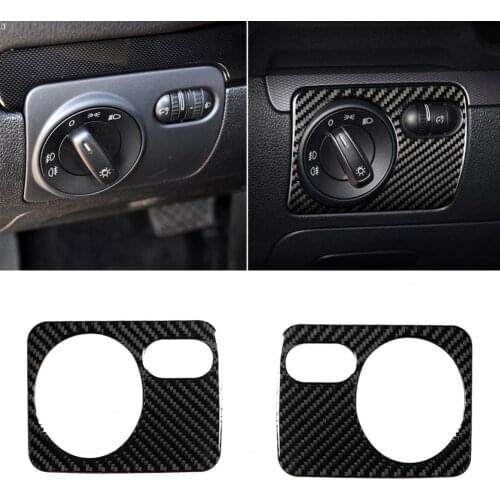 Car Headlight Switch Control Frame Sticker for Golf 6 R MK6 Scirocco 09-16