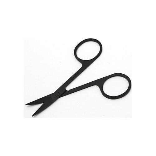 200pcs Nail Scissor Manicure For Nails Eyebrow Nose Eyelash Cuticle Scissors Curved Pedicure Makeup Tools DHL