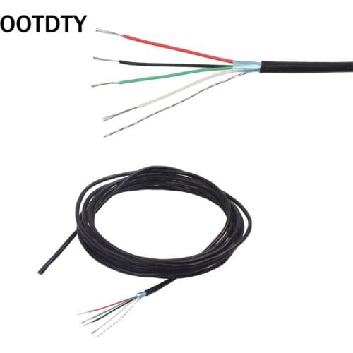 OOTDTY Shielded 4 Conductor Hookup Wire Guitar Pickup Cable 24AWG 3m Length Guitars Parts