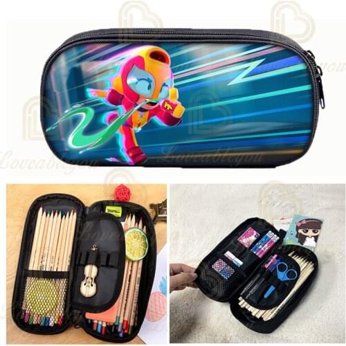 3-18 Years Cute Cosplay Pencil Case CartoonStationery Bag Star Sandy Clot Girl Pencil Bag Escolar School Supplies